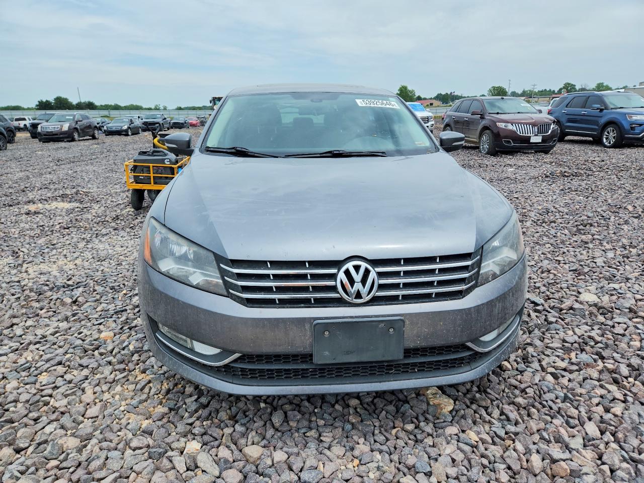 2013 Volkswagen Passat Sel Серый vin: 1VWCN7A36DC024370