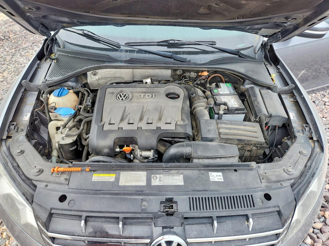 2013 Volkswagen Passat Sel Серый vin: 1VWCN7A36DC024370