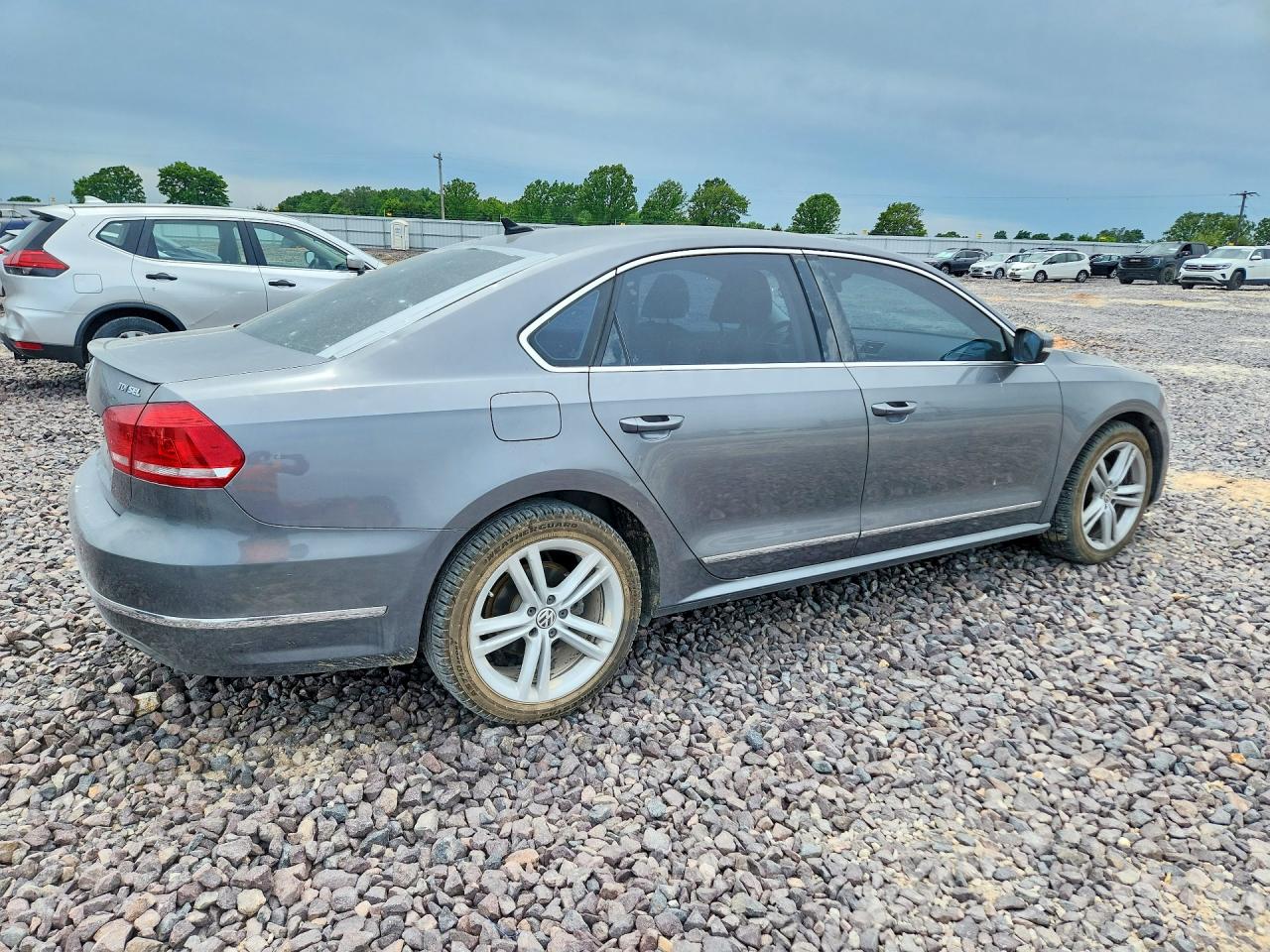 2013 Volkswagen Passat Sel Серый vin: 1VWCN7A36DC024370