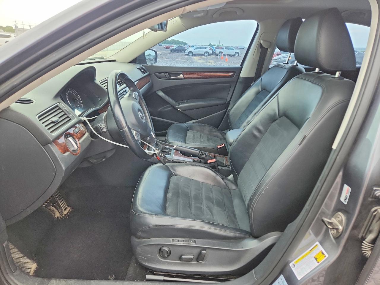 2013 Volkswagen Passat Sel Серый vin: 1VWCN7A36DC024370