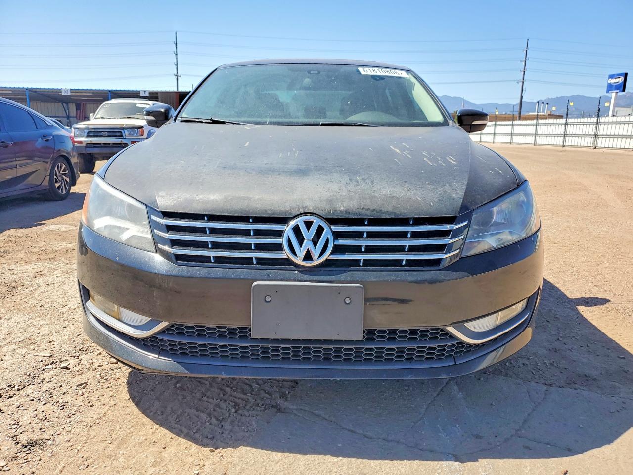 2013 Volkswagen Passat Sel Black vin: 1VWCN7A36DC050175