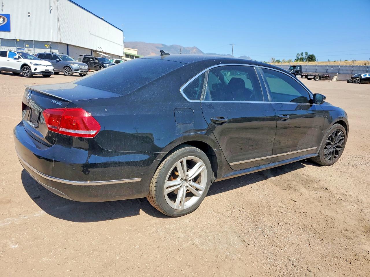 2013 Volkswagen Passat Sel Black vin: 1VWCN7A36DC050175