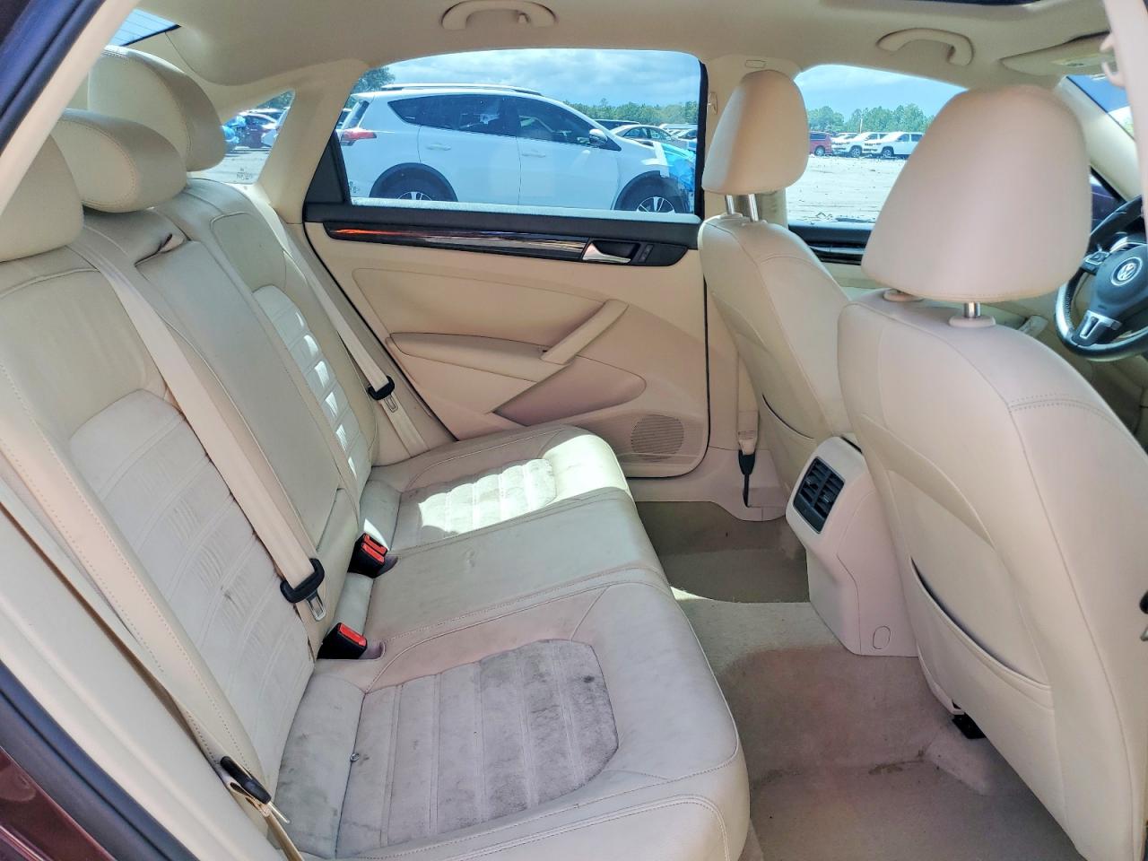 2014 Volkswagen Passat Sel Burgundy vin: 1VWCN7A36EC050968