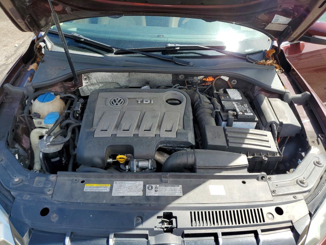 2014 Volkswagen Passat Sel Burgundy vin: 1VWCN7A36EC050968