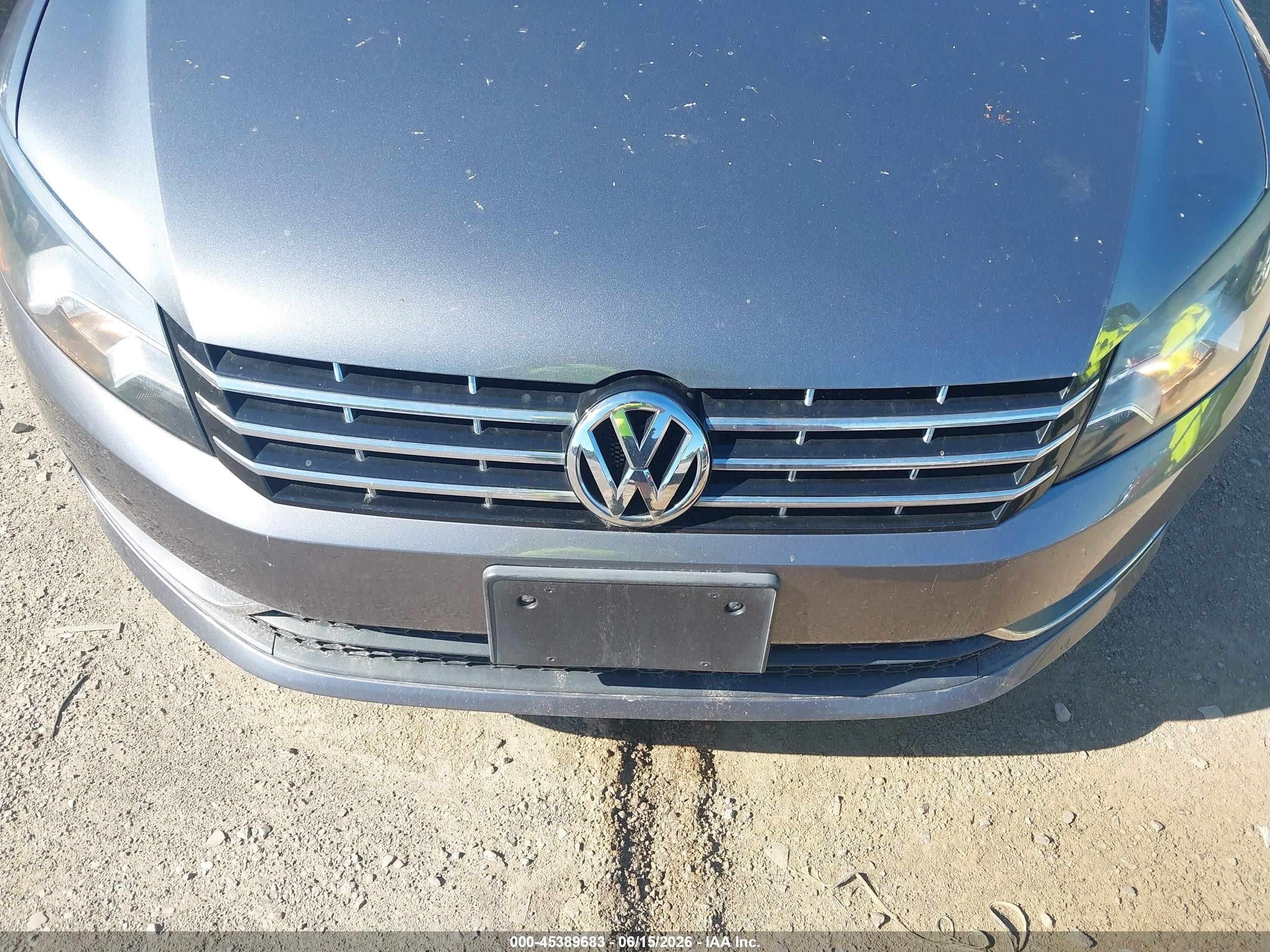 2014 Volkswagen Passat 2.0l Tdi Sel Premium Gray vin: 1VWCN7A36EC070864