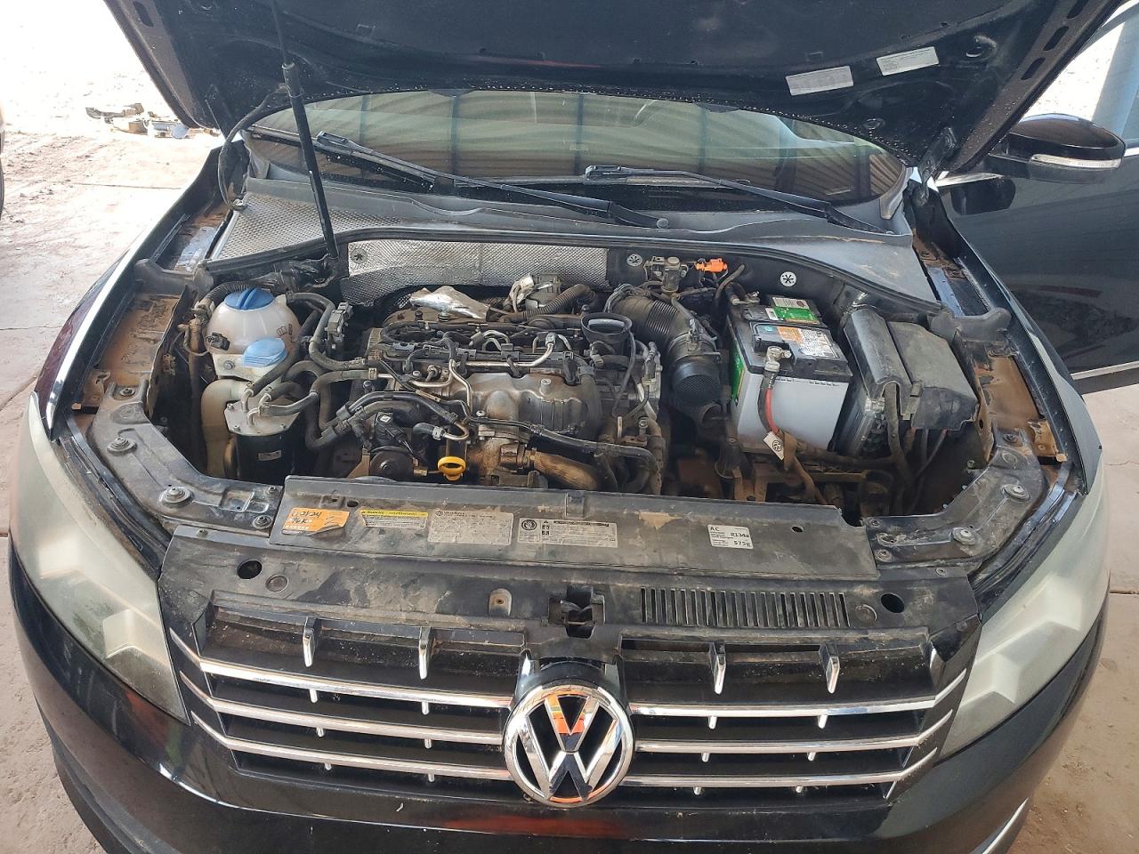 2014 Volkswagen Passat Sel Black vin: 1VWCN7A36EC075630