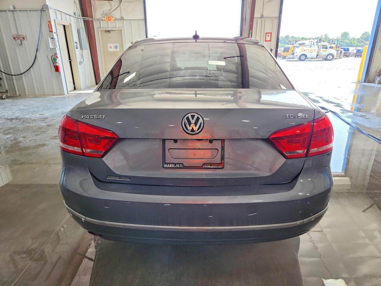 2013 Volkswagen Passat Sel Gray vin: 1VWCN7A37DC031733