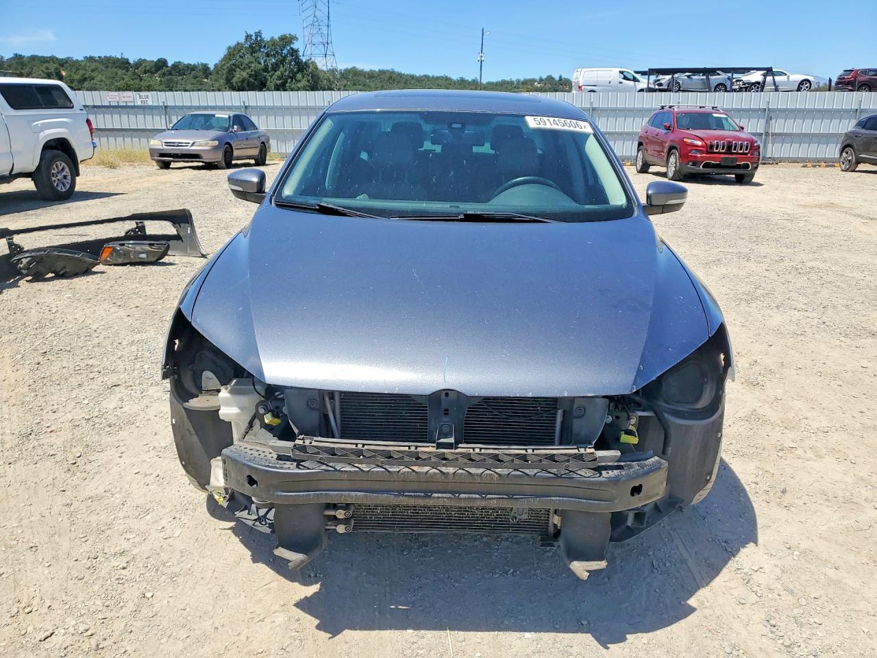 2014 Volkswagen Passat Sel Gray vin: 1VWCN7A37EC012925