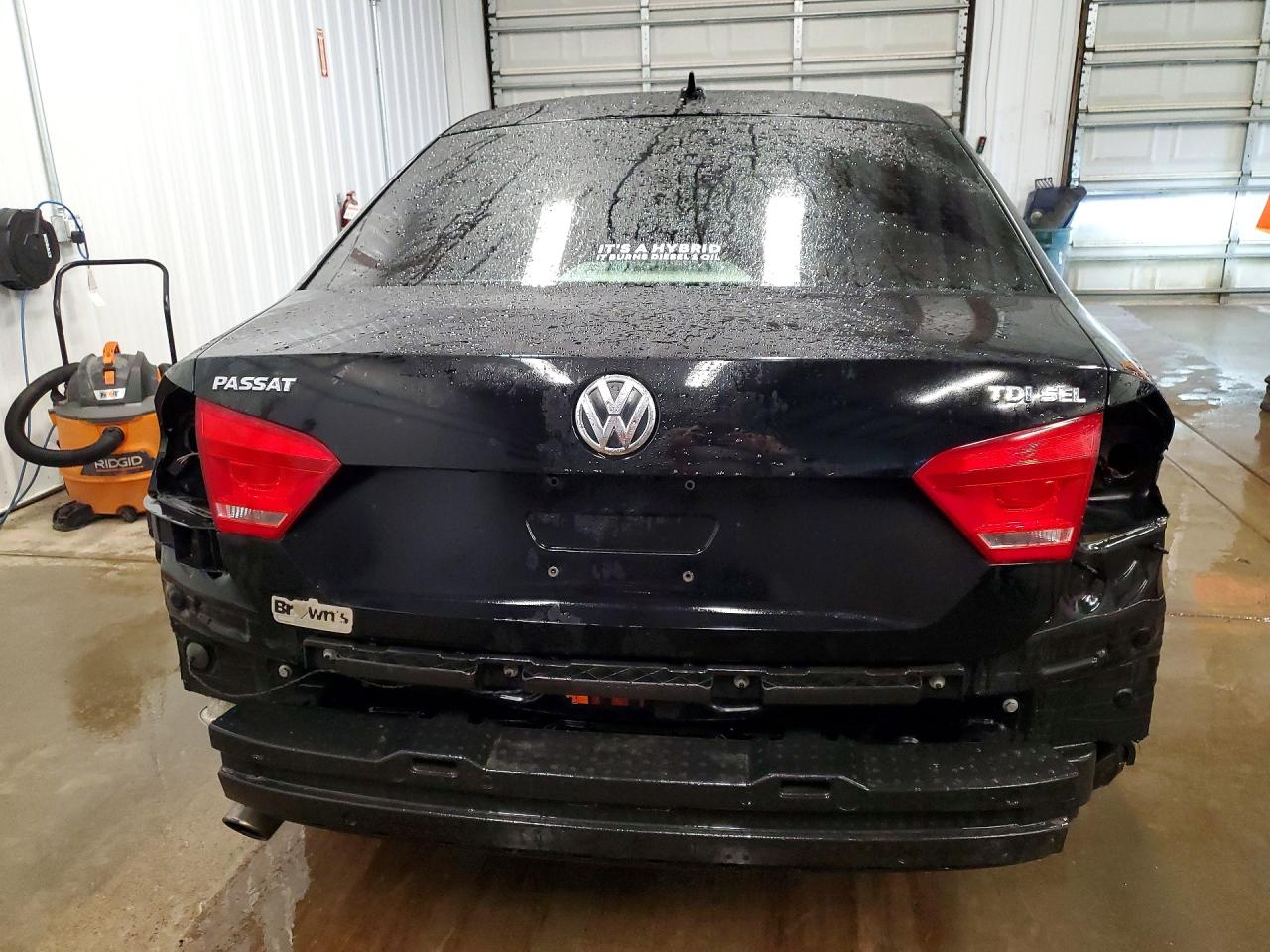2014 Volkswagen Passat Sel Black vin: 1VWCN7A37EC057783