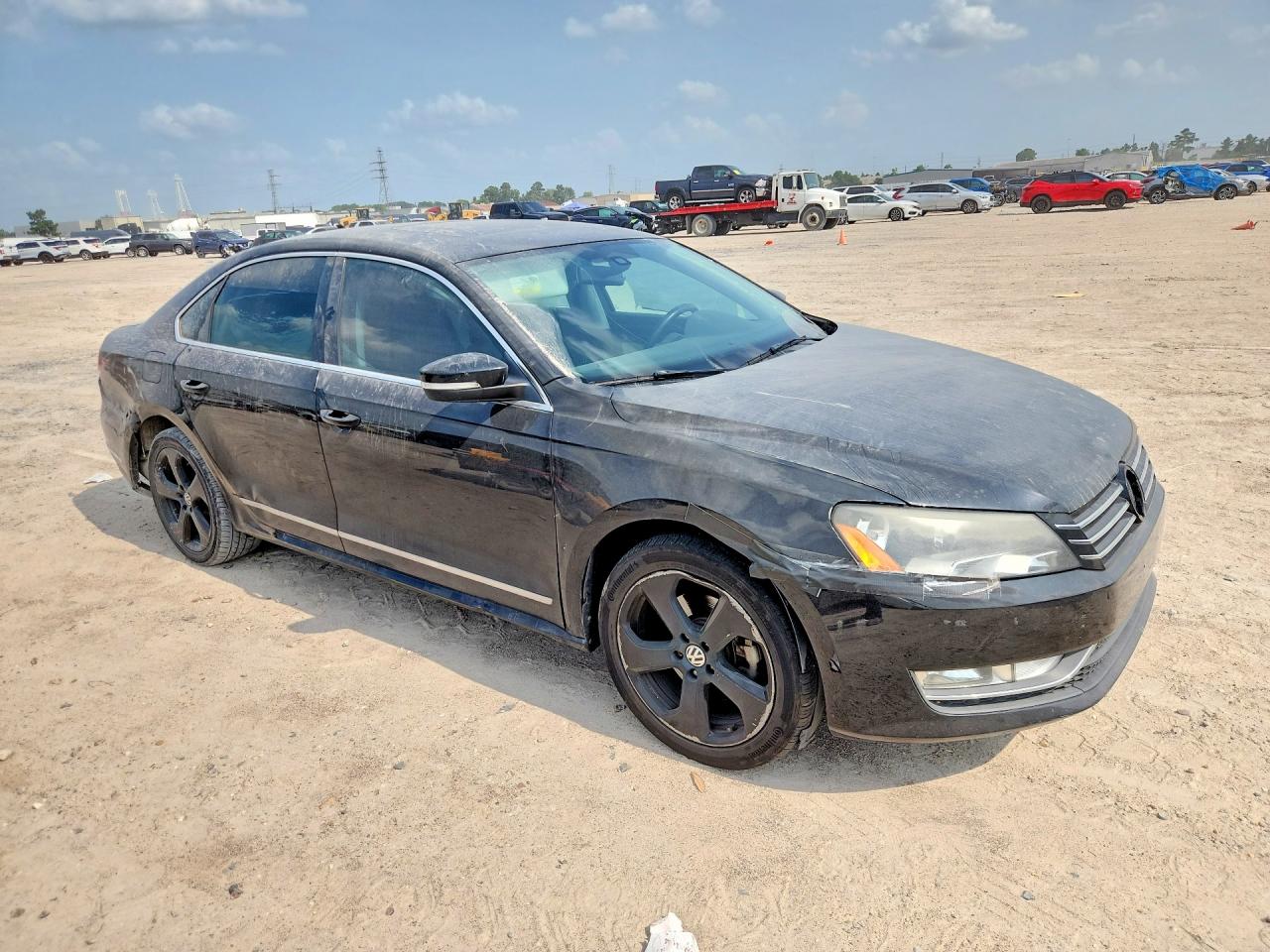 2014 Volkswagen Passat Sel Black vin: 1VWCN7A37EC071716