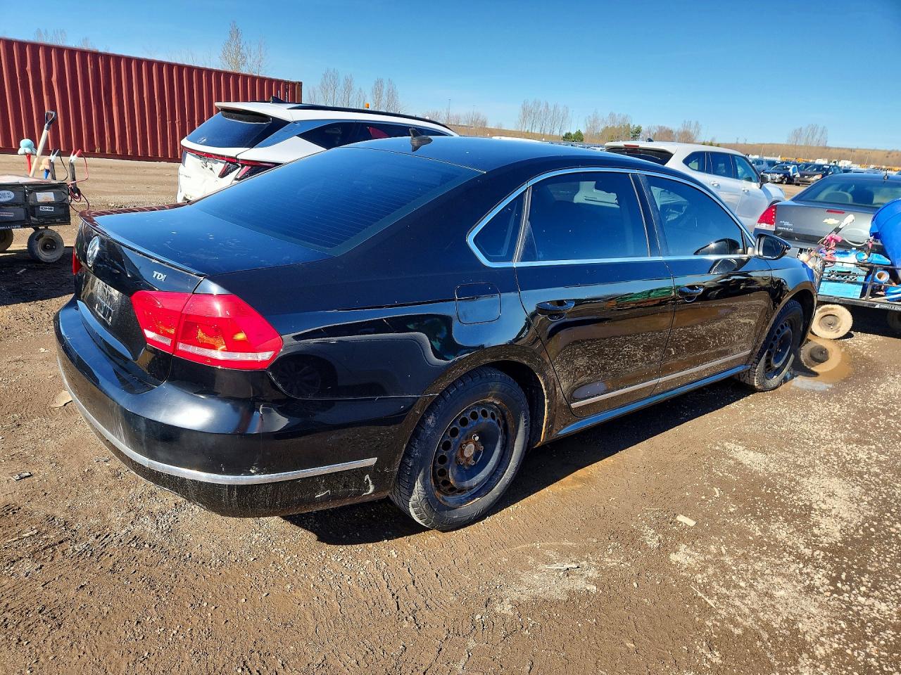 2012 Volkswagen Passat Sel Black vin: 1VWCN7A38CC057191