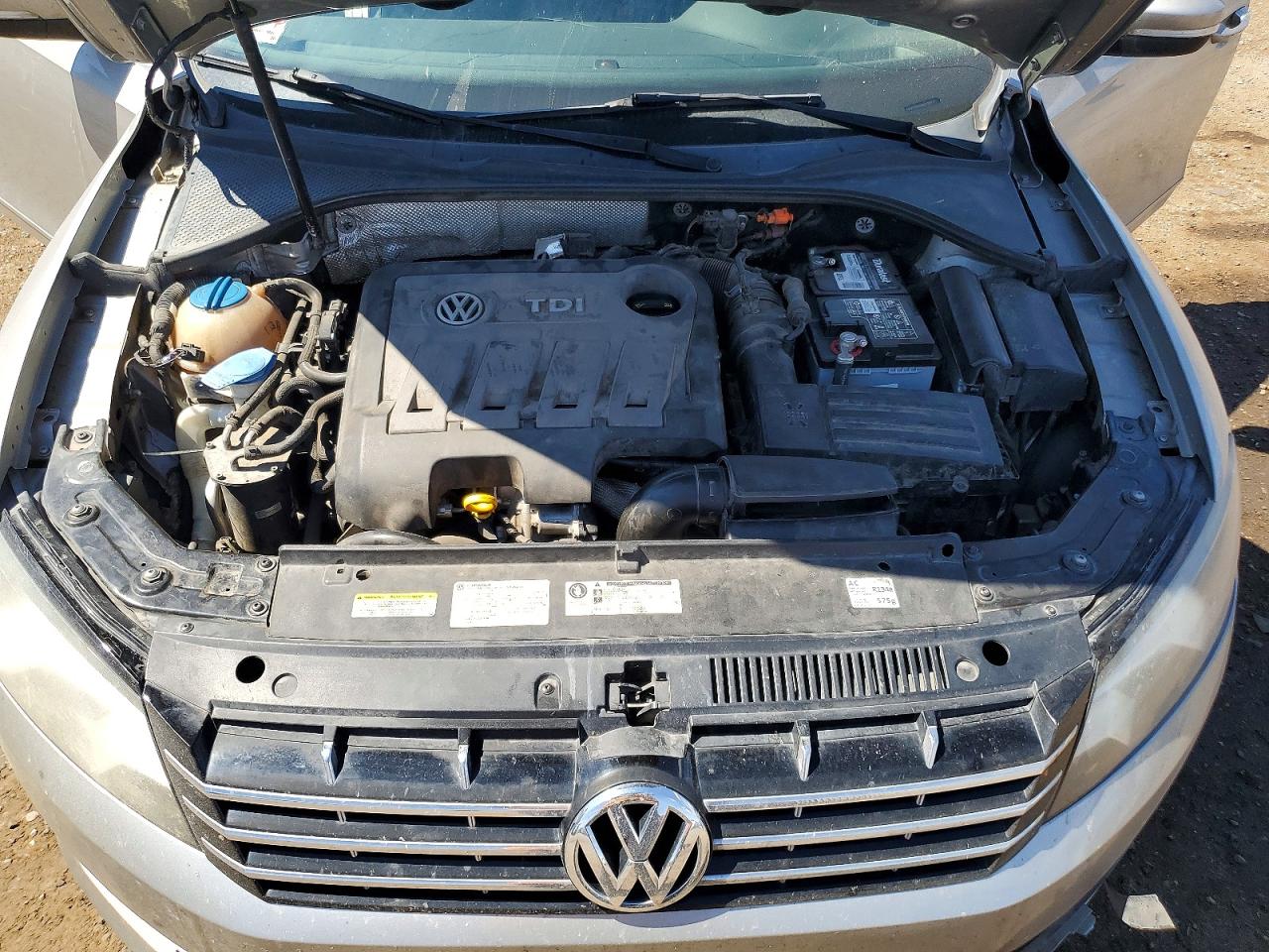 2014 Volkswagen Passat Sel Gray vin: 1VWCN7A38EC026817