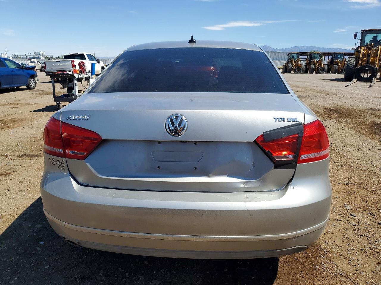 2014 Volkswagen Passat Sel Gray vin: 1VWCN7A38EC026817