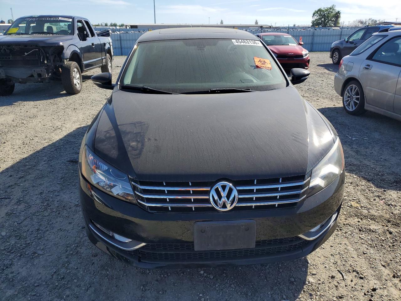2012 Volkswagen Passat Sel Black vin: 1VWCN7A39CC005097