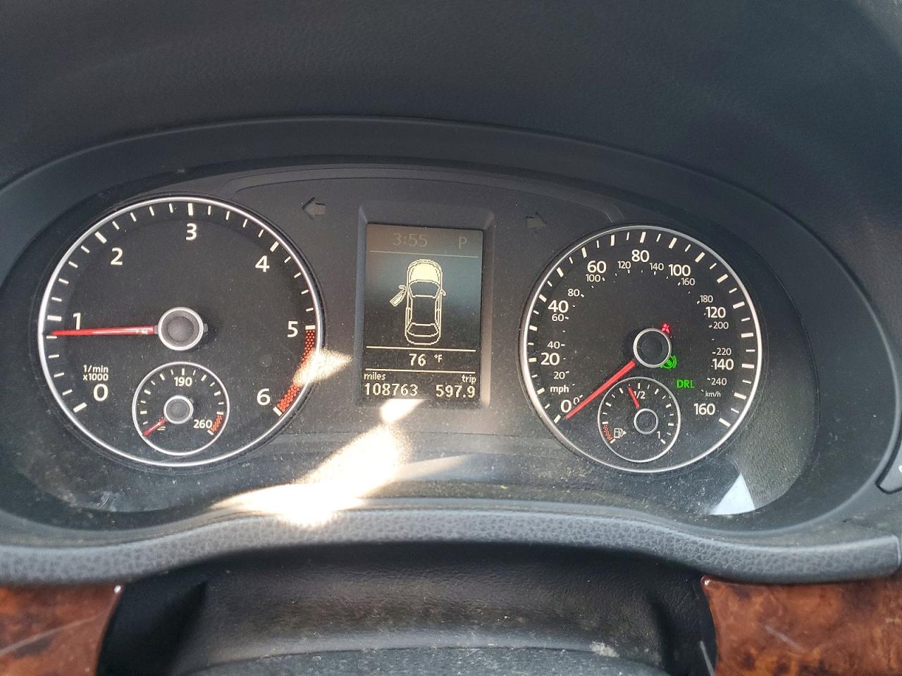 2012 Volkswagen Passat Sel Black vin: 1VWCN7A39CC005097