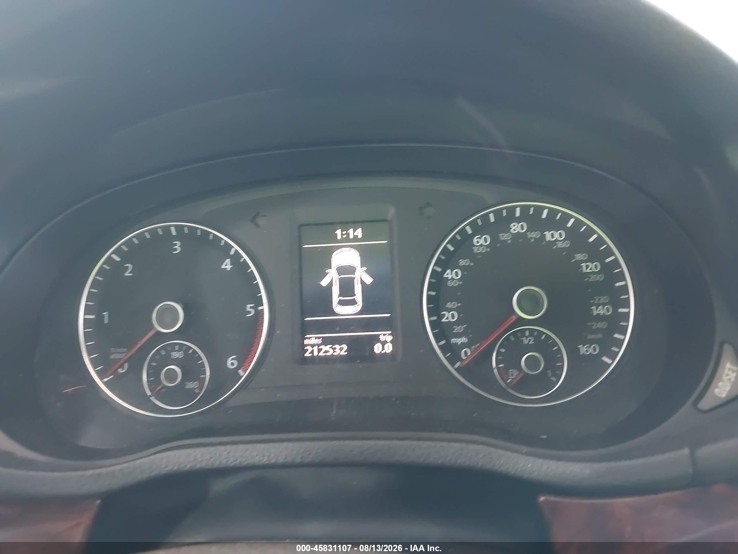 2012 Volkswagen Passat 2.0l Tdi Sel Premium Серый vin: 1VWCN7A39CC033823