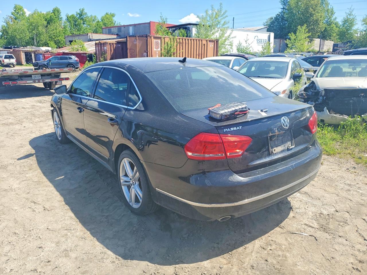 2012 Volkswagen Passat Tdi Черный vin: 1VWCN7A39CC096923