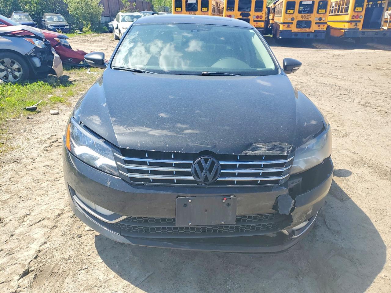 2012 Volkswagen Passat Tdi Черный vin: 1VWCN7A39CC096923