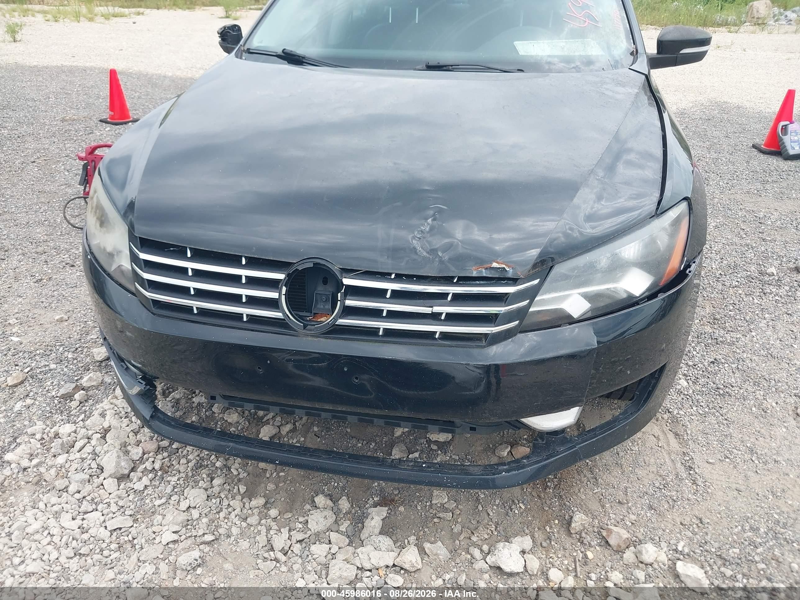2013 Volkswagen Passat 2.0l Tdi Sel Premium Черный vin: 1VWCN7A3XDC012481