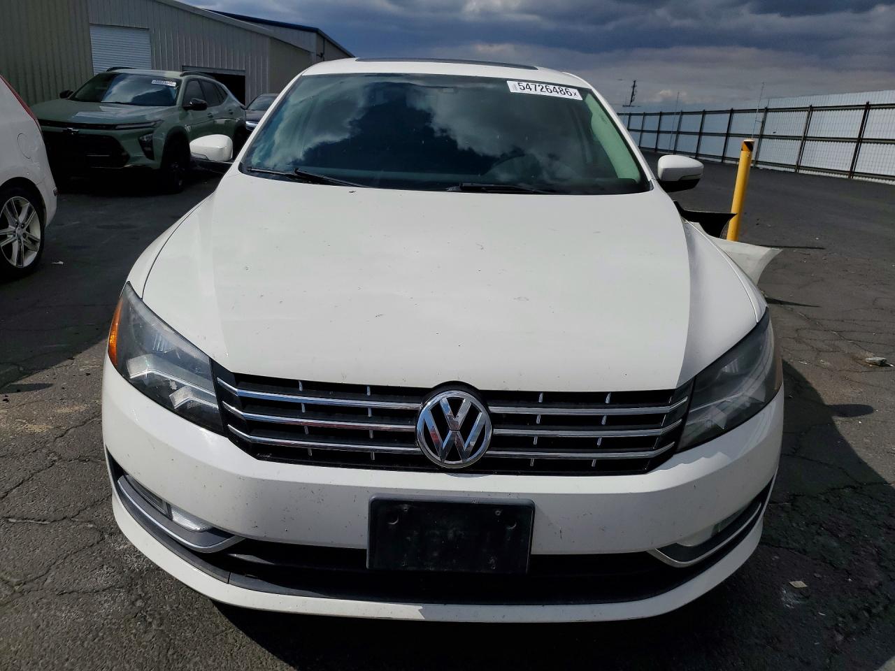 2014 Volkswagen Passat Sel Белый vin: 1VWCN7A3XEC030626