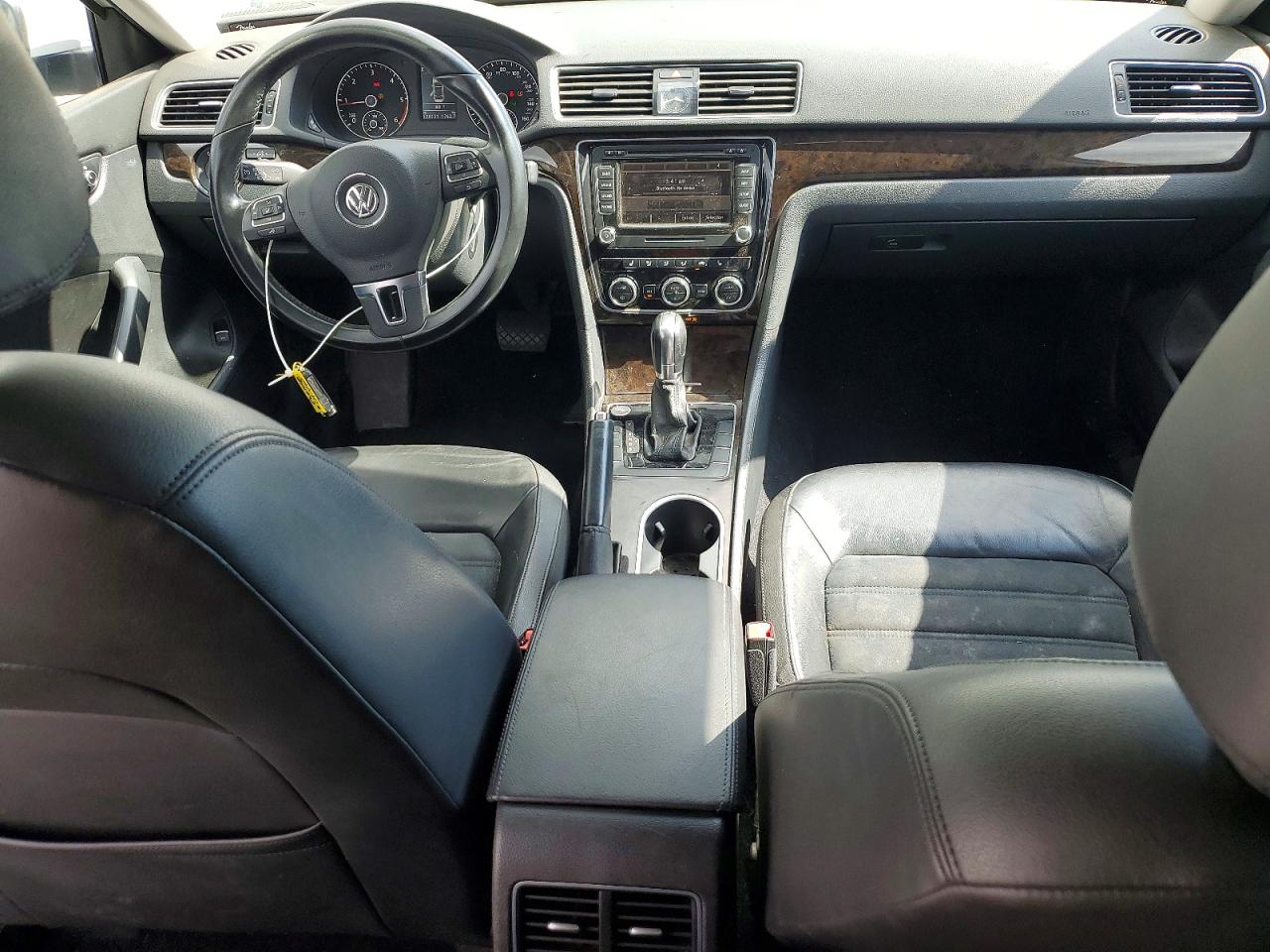 2014 Volkswagen Passat Sel Белый vin: 1VWCN7A3XEC030626