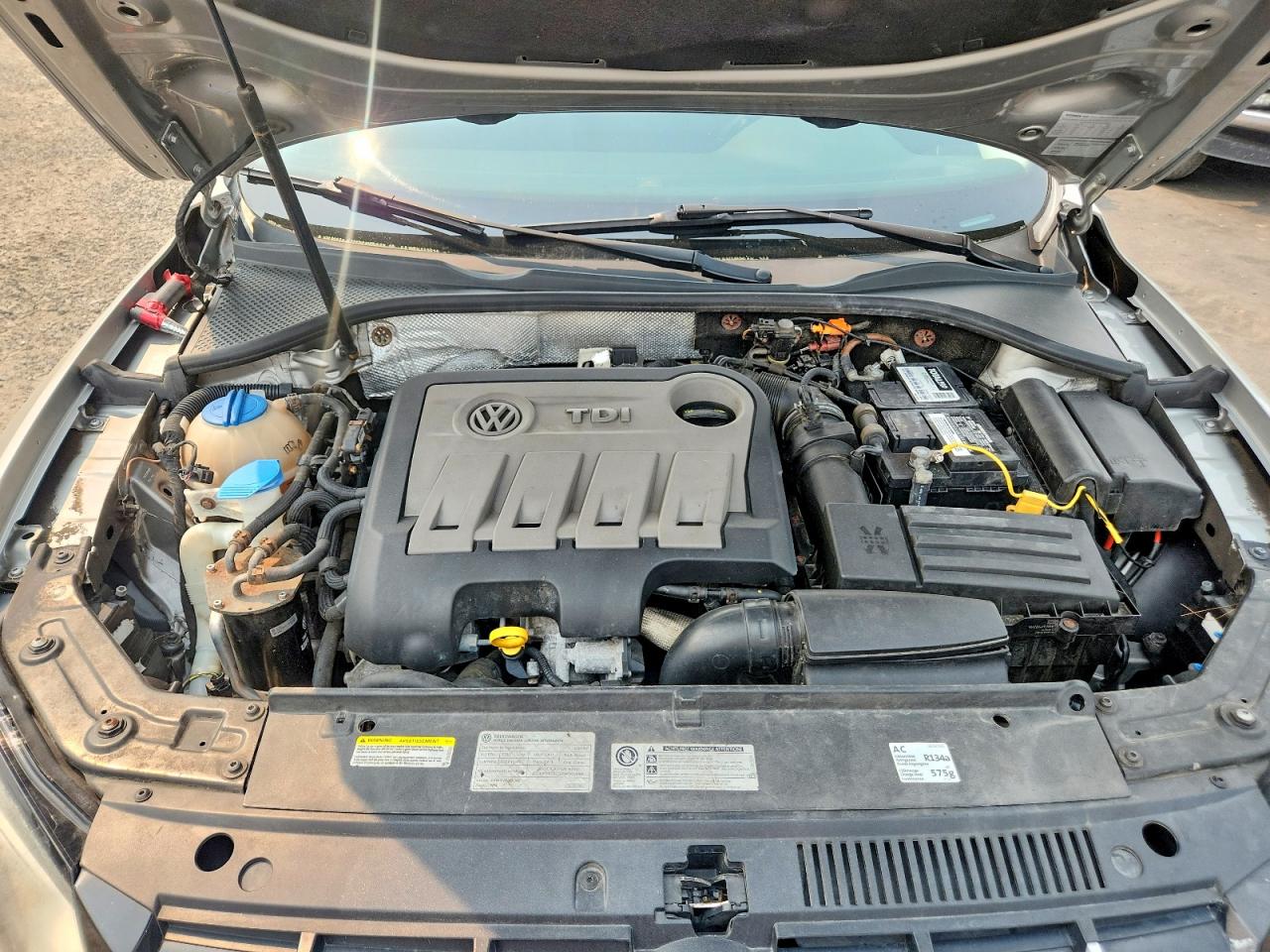 2014 Volkswagen Passat Sel Silver vin: 1VWCN7A3XEC046695