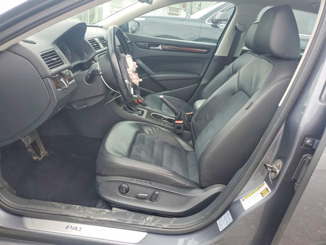 2014 Volkswagen Passat Sel Gray vin: 1VWCN7A3XEC089255