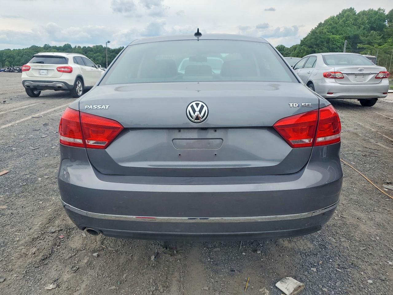 2014 Volkswagen Passat Sel Gray vin: 1VWCN7A3XEC089255