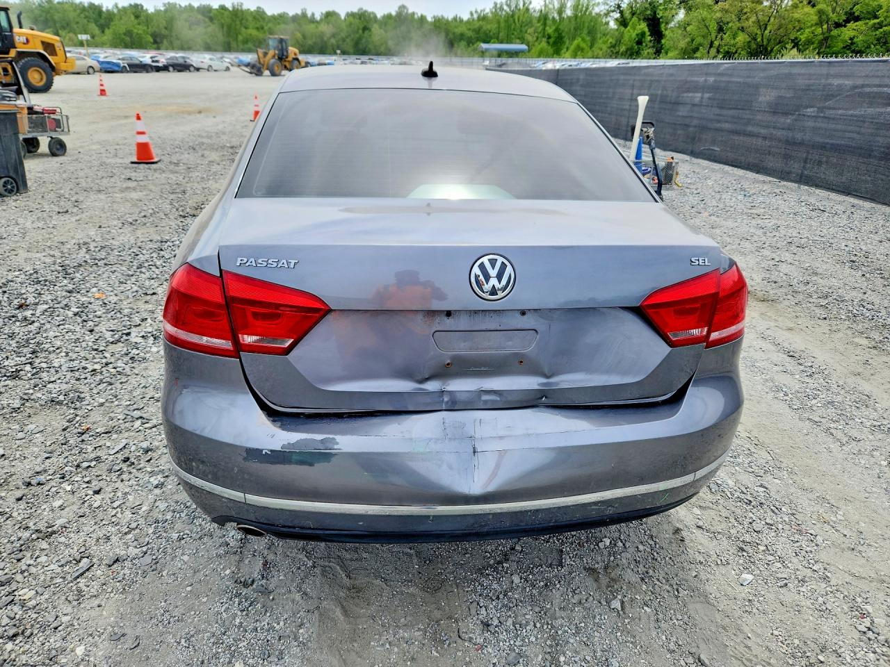 2012 Volkswagen Passat Sel Gray vin: 1VWCP7A30CC036751