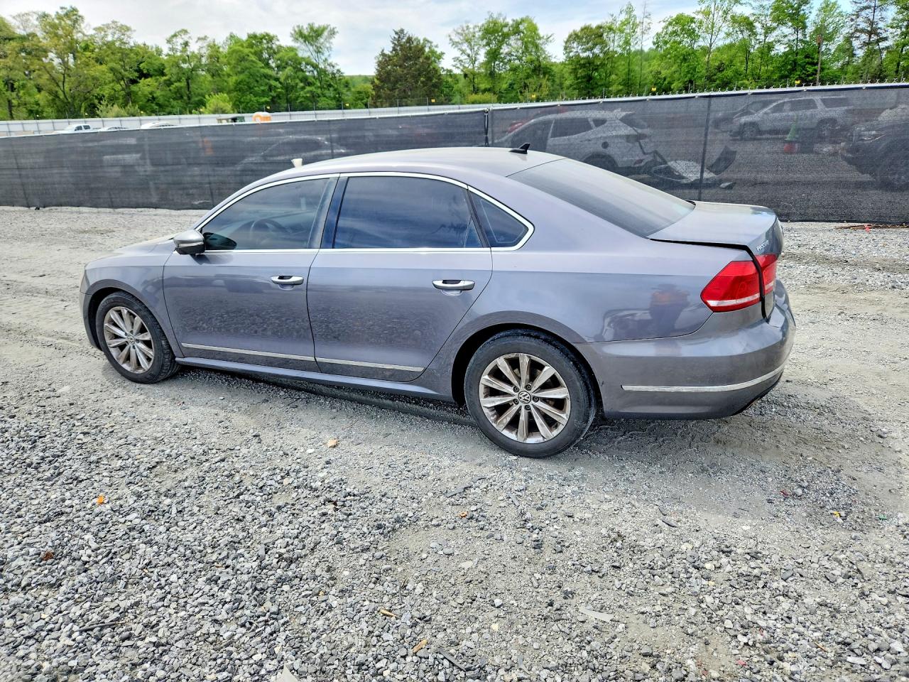 2012 Volkswagen Passat Sel Gray vin: 1VWCP7A30CC036751