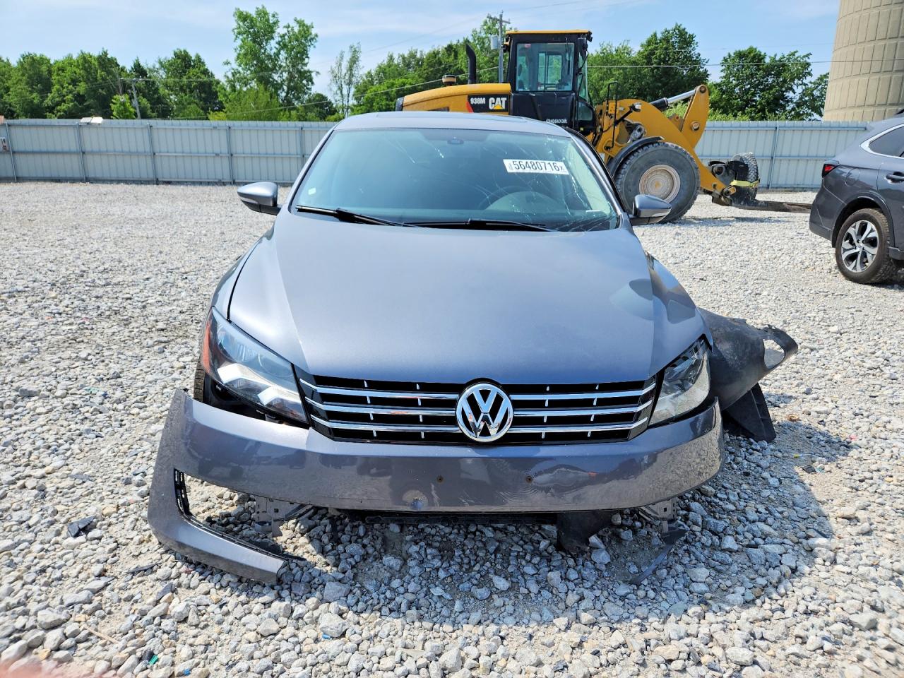2012 Volkswagen Passat Sel Gray vin: 1VWCP7A31CC022583