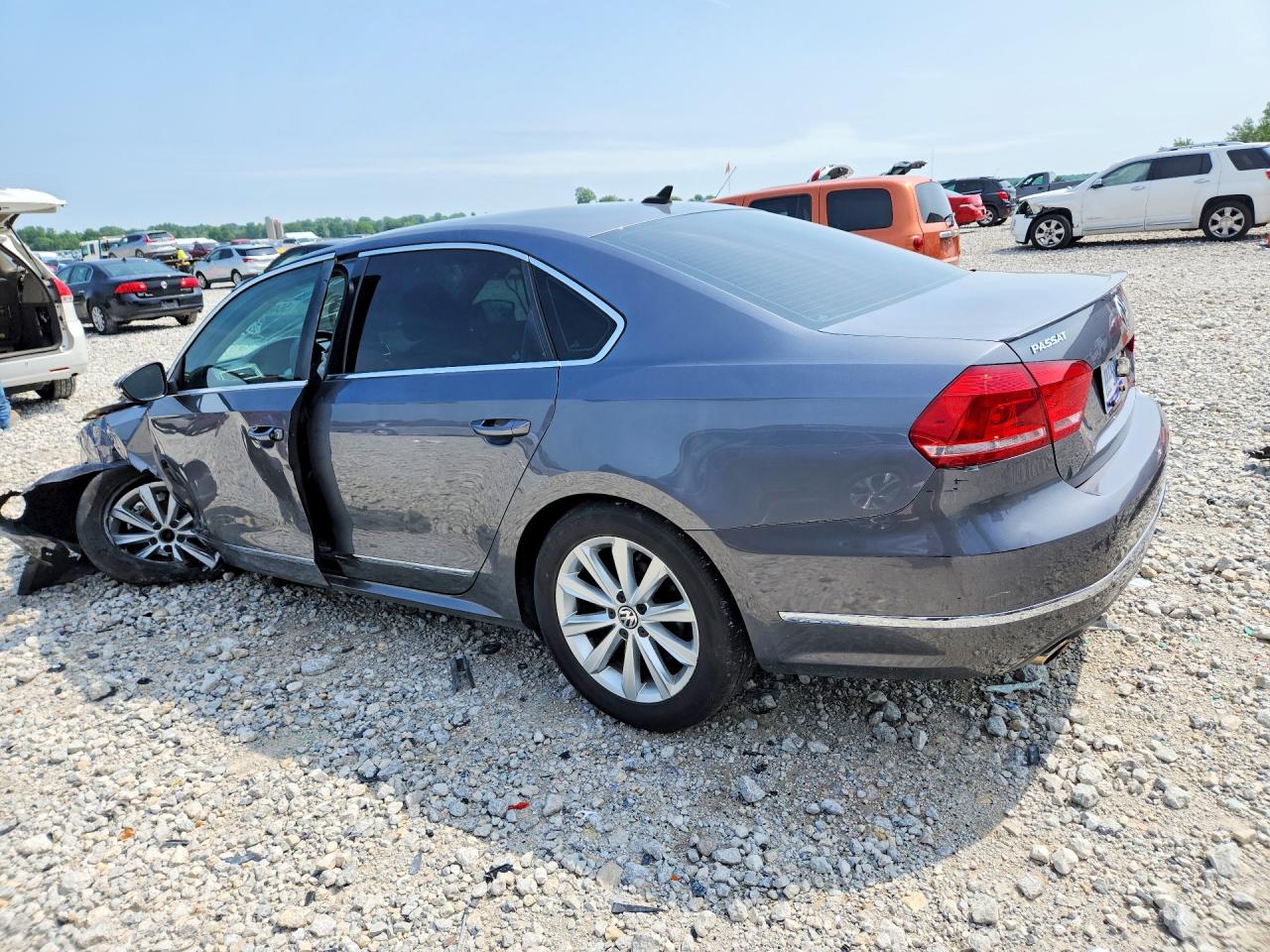 2012 Volkswagen Passat Sel Gray vin: 1VWCP7A31CC022583