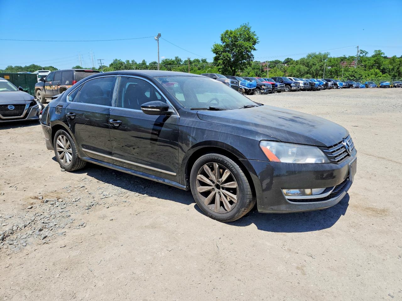 2012 Volkswagen Passat Sel Black vin: 1VWCP7A32CC028229