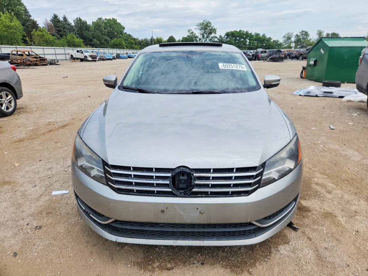 2013 Volkswagen Passat Sel Silver vin: 1VWCP7A33DC020934
