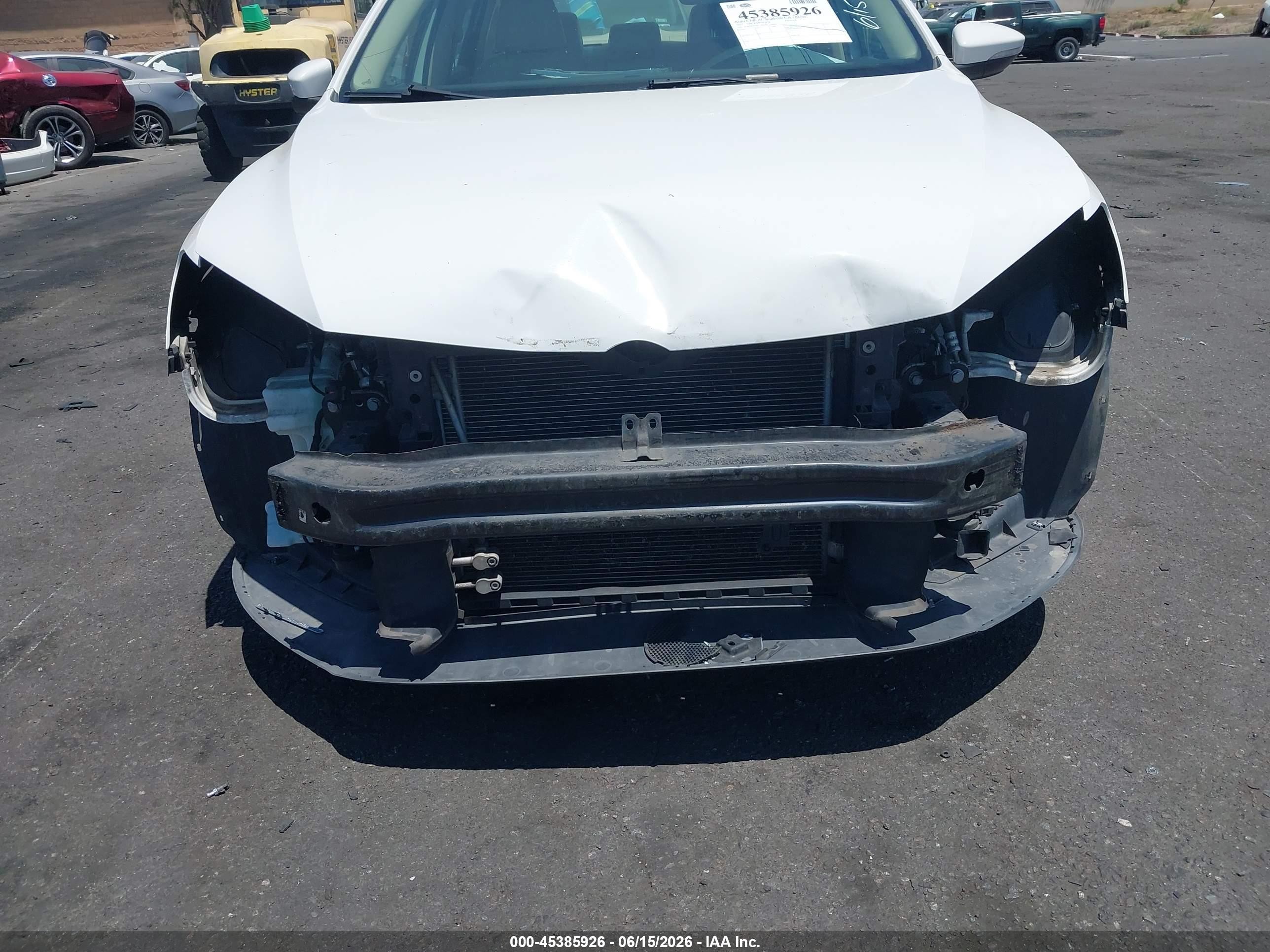 2012 Volkswagen Passat 2.5l Sel White vin: 1VWCP7A34CC062768