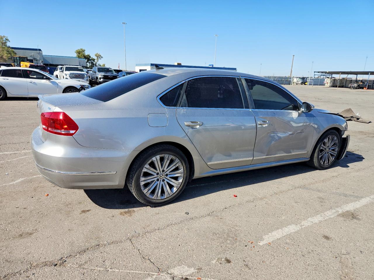 2012 Volkswagen Passat Sel Gray vin: 1VWCP7A35CC101500