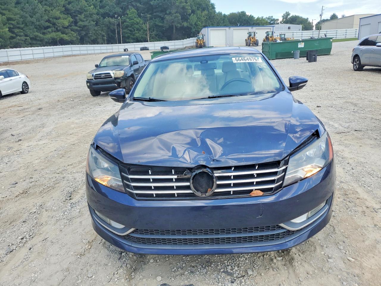 2012 Volkswagen Passat Sel Blue vin: 1VWCP7A36CC022496