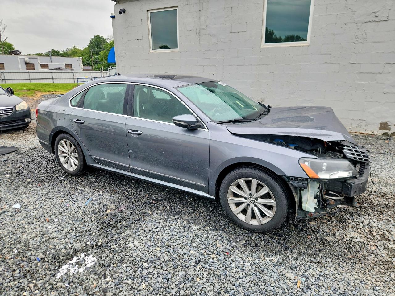 2012 Volkswagen Passat Sel Gray vin: 1VWCP7A36CC030159