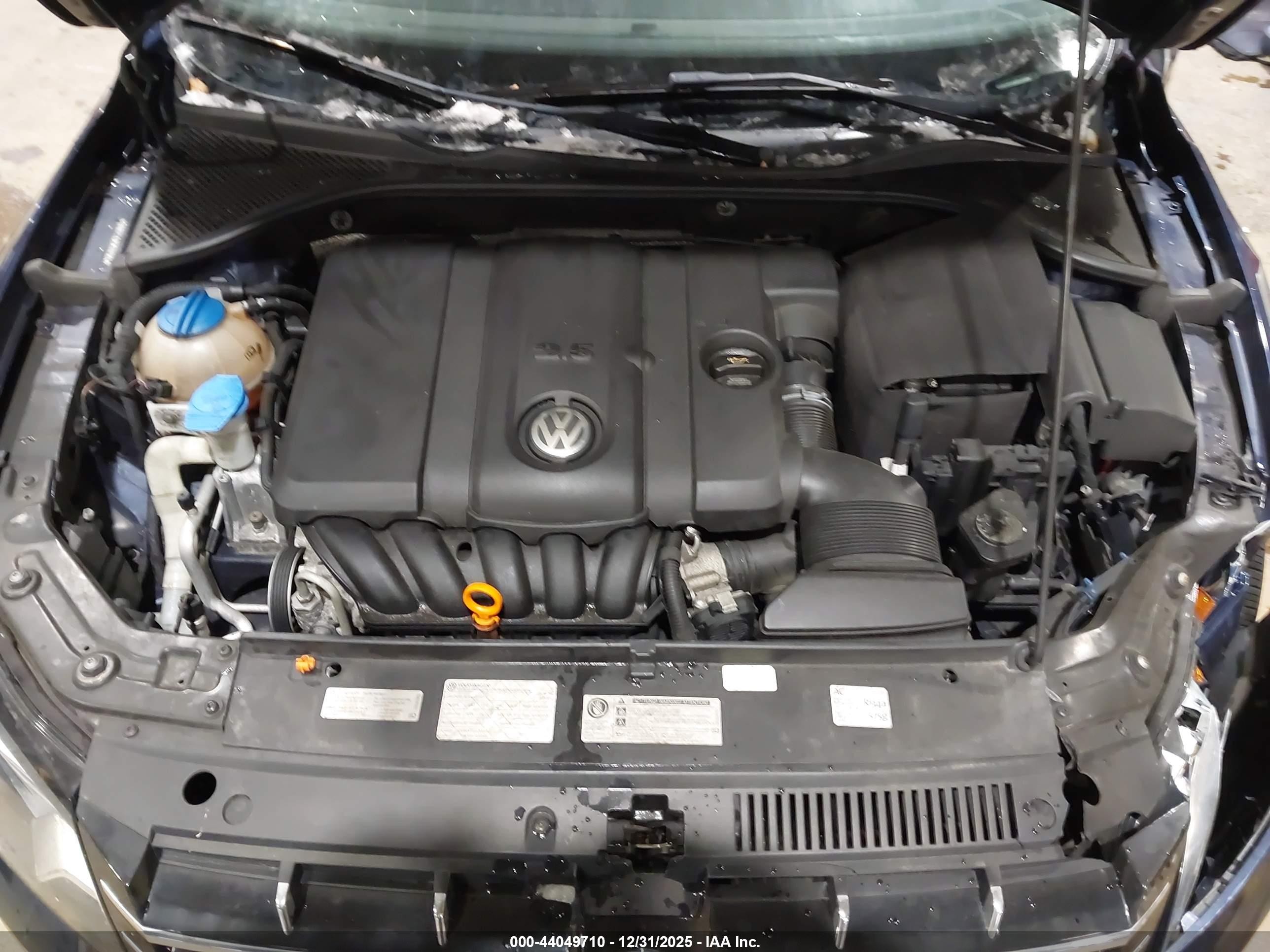 2013 Volkswagen Passat 2.5l Sel Premium Dark Blue vin: 1VWCP7A36DC032964