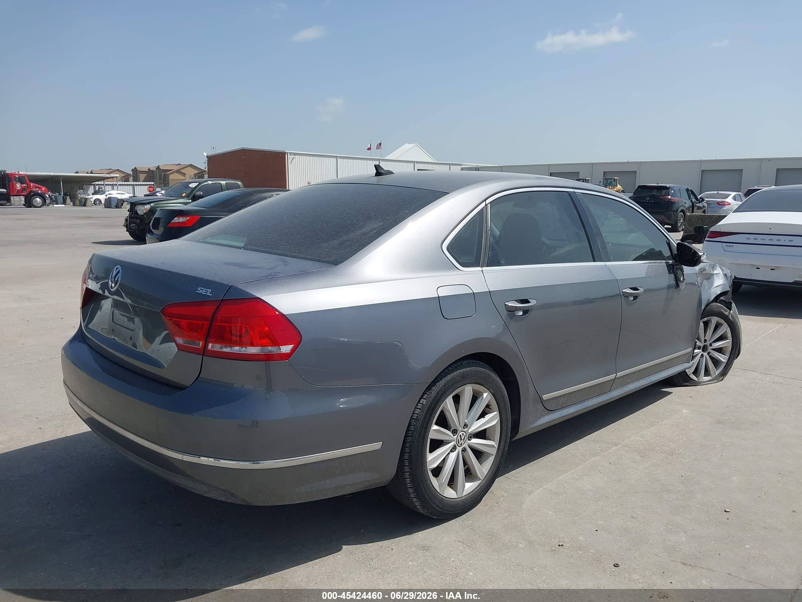 2012 Volkswagen Passat 2.5l Sel Gray vin: 1VWCP7A39CC026784