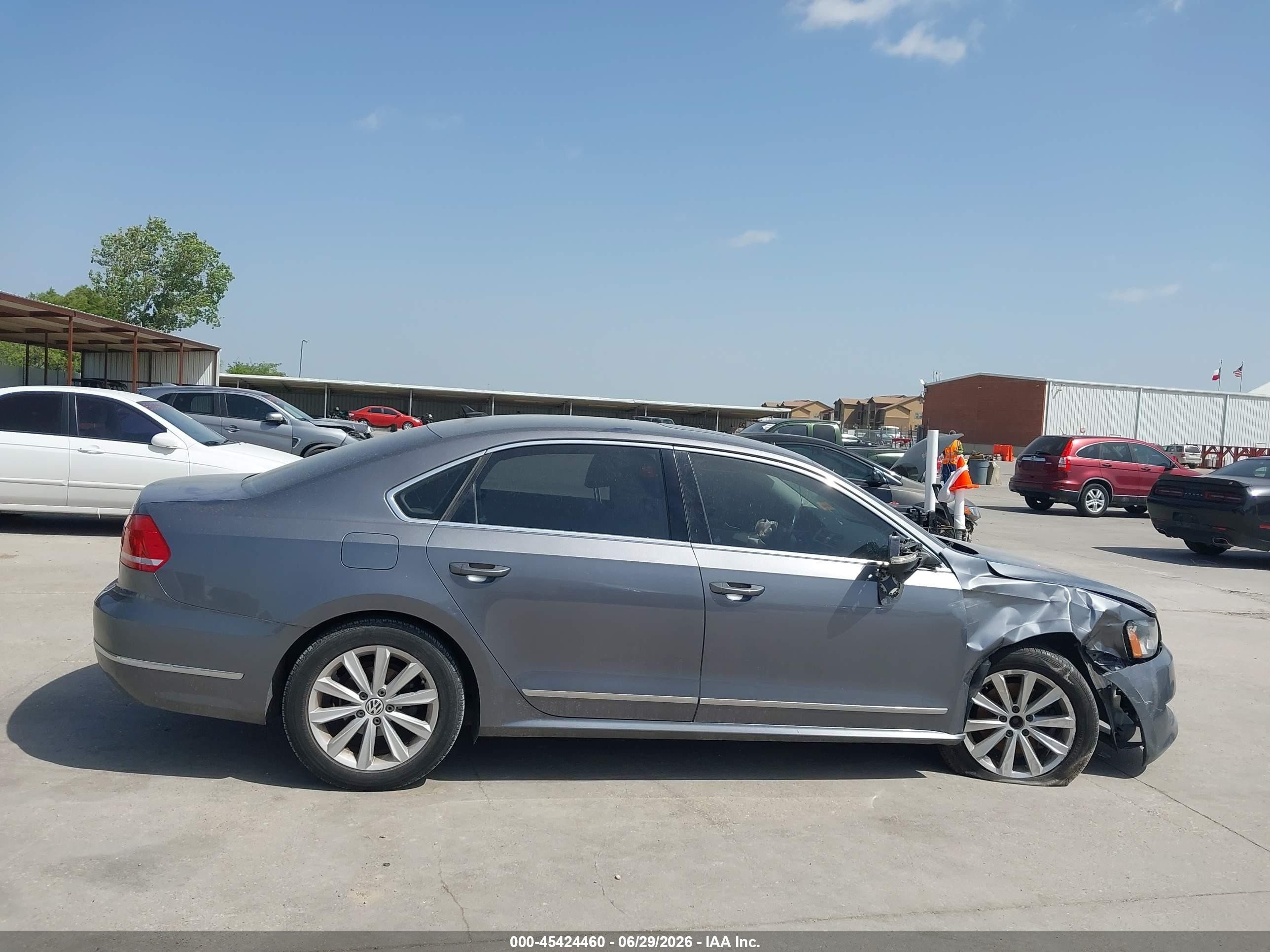 2012 Volkswagen Passat 2.5l Sel Gray vin: 1VWCP7A39CC026784