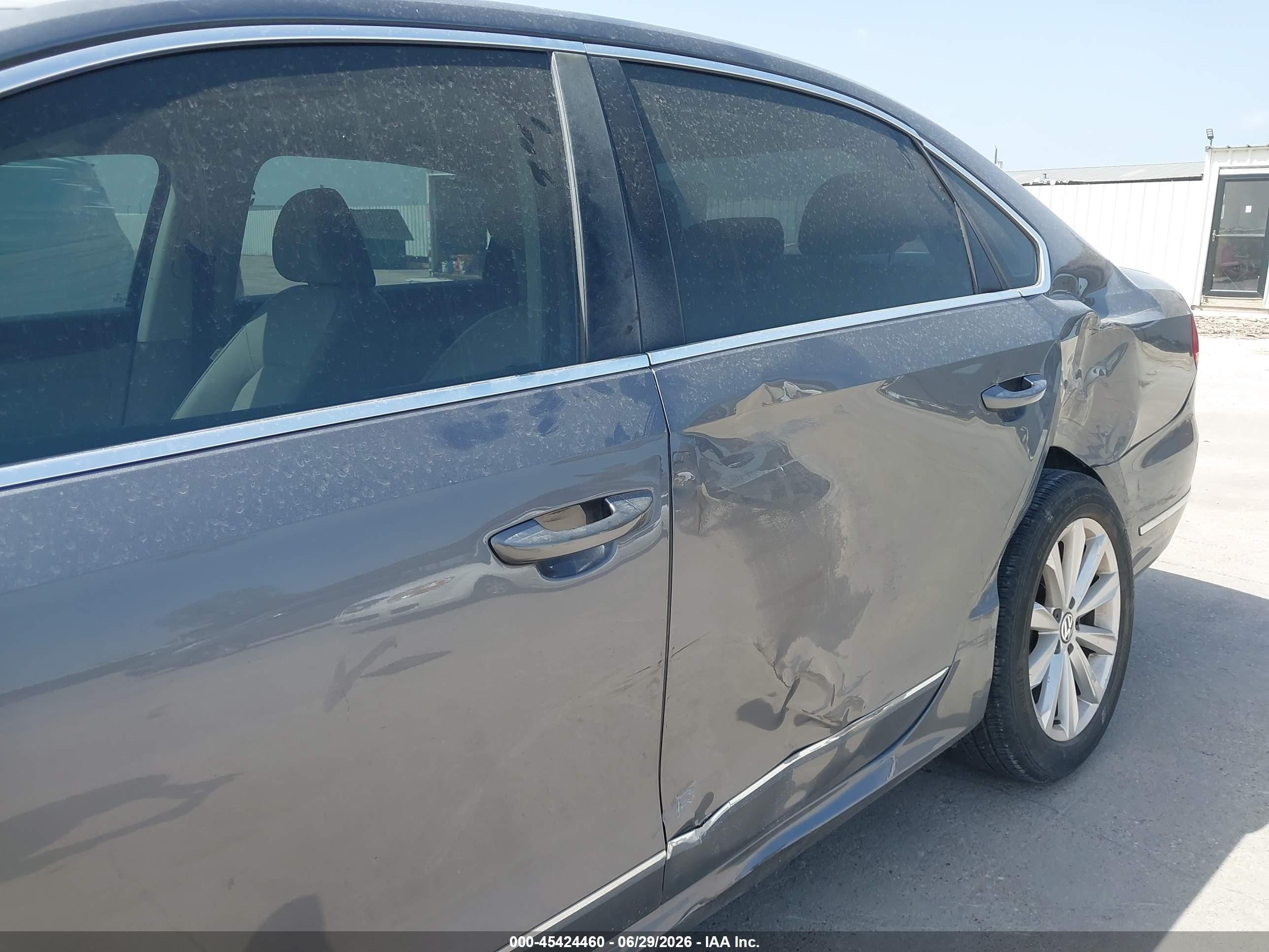 2012 Volkswagen Passat 2.5l Sel Gray vin: 1VWCP7A39CC026784