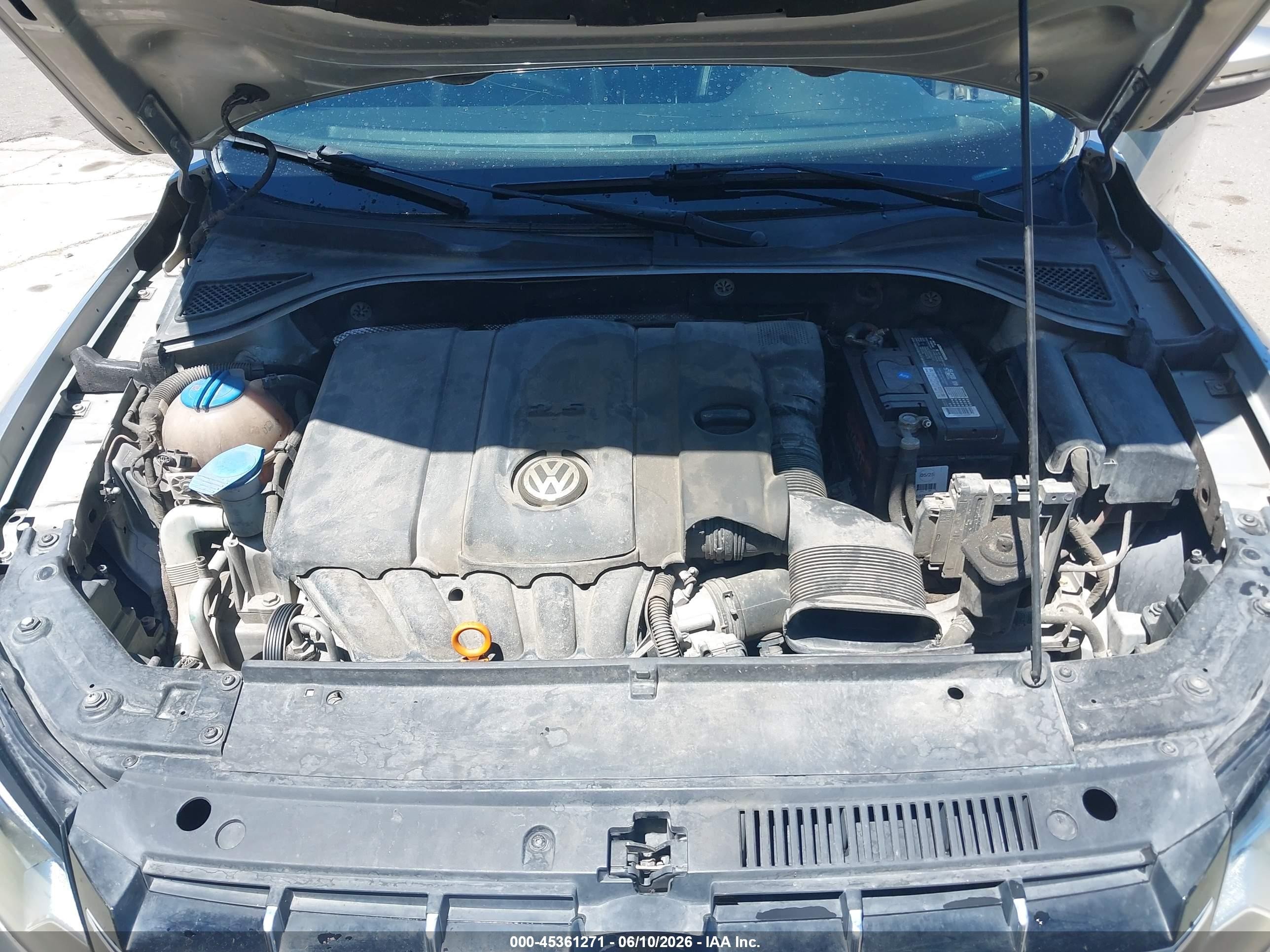 2012 Volkswagen Passat 2.5l Sel Серебряный vin: 1VWCP7A39CC040863