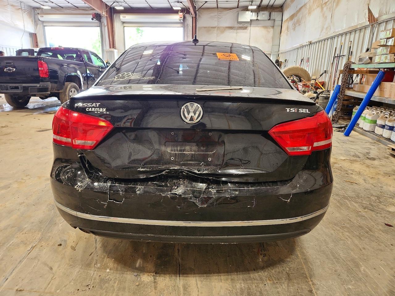 2014 Volkswagen Passat Sel Черный vin: 1VWCS7A30EC001399