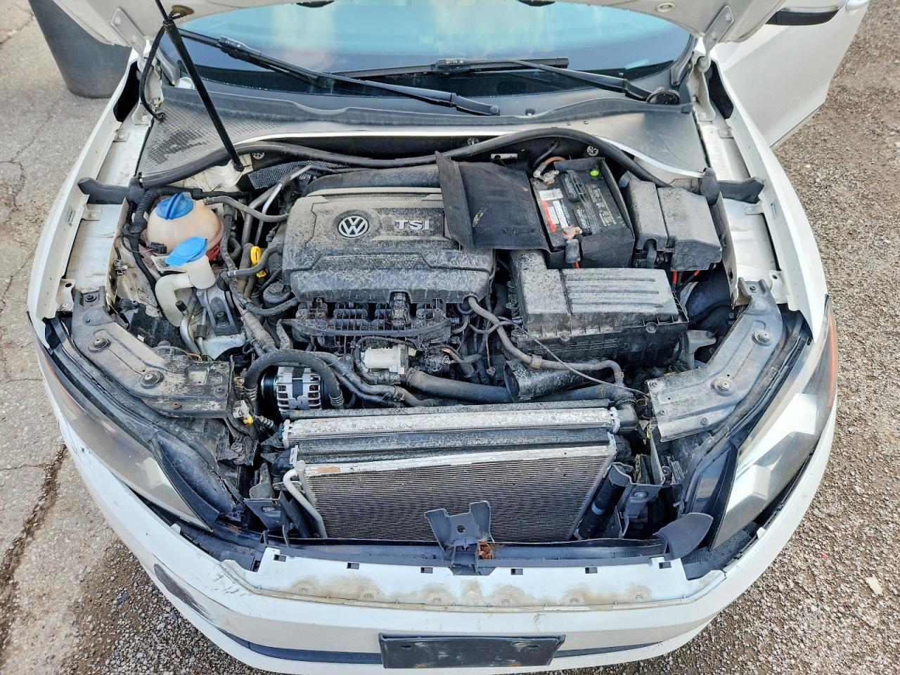 2014 Volkswagen Passat Sel Белый vin: 1VWCS7A31EC082011