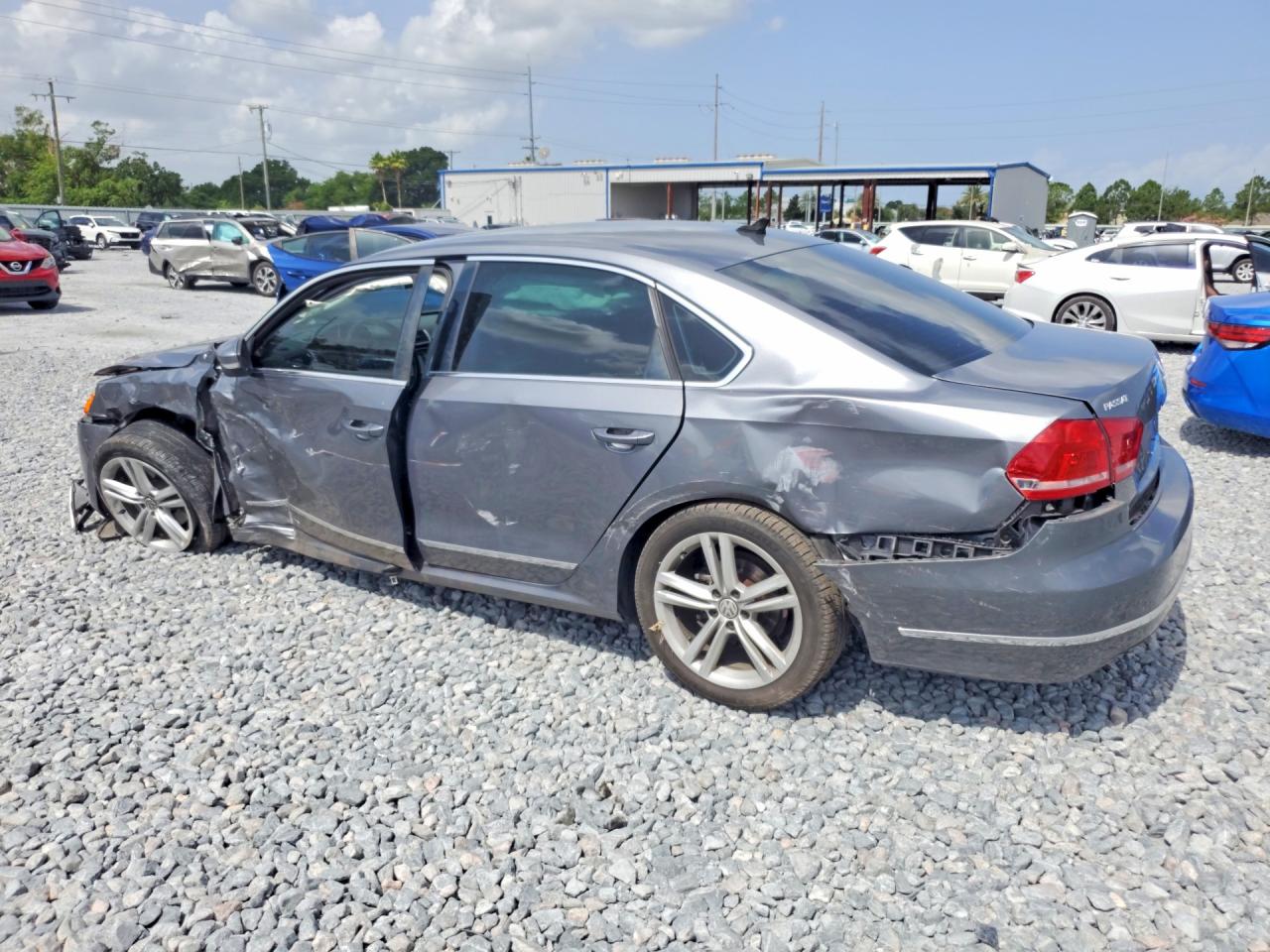 2014 Volkswagen Passat Sel Серый vin: 1VWCS7A33EC072421