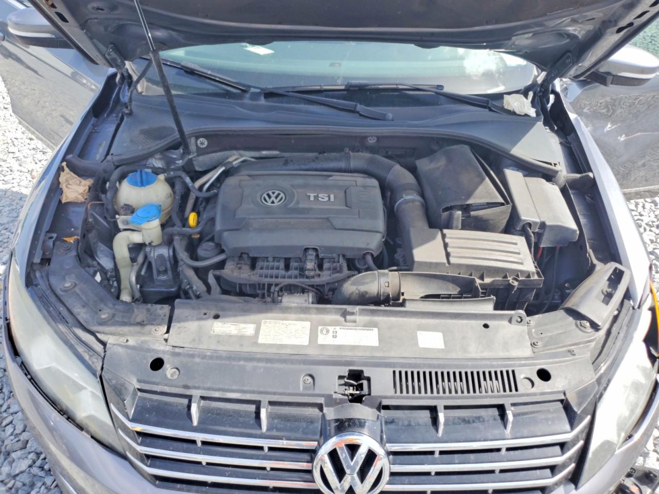 2014 Volkswagen Passat Sel Серый vin: 1VWCS7A33EC072421