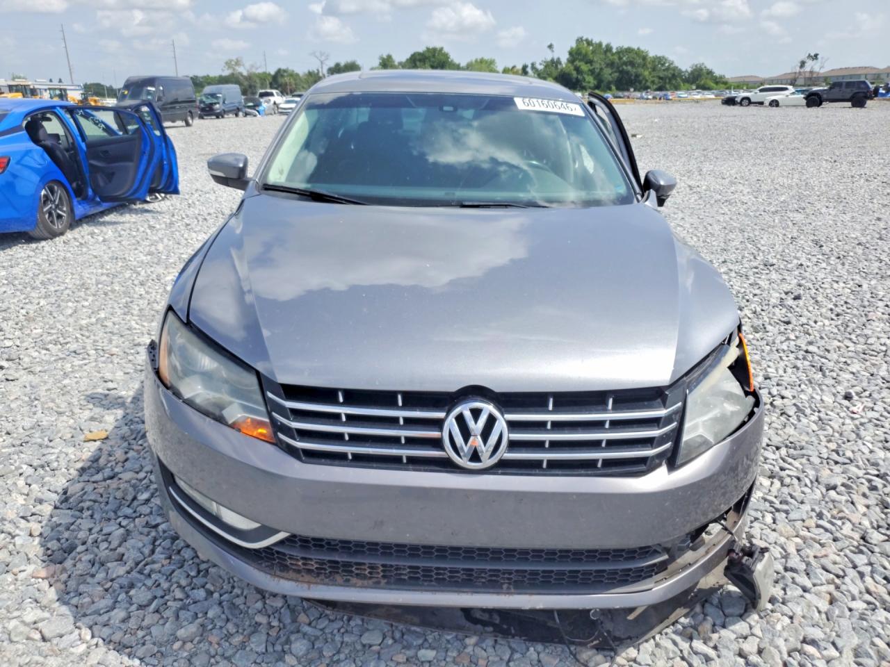 2014 Volkswagen Passat Sel Серый vin: 1VWCS7A33EC072421