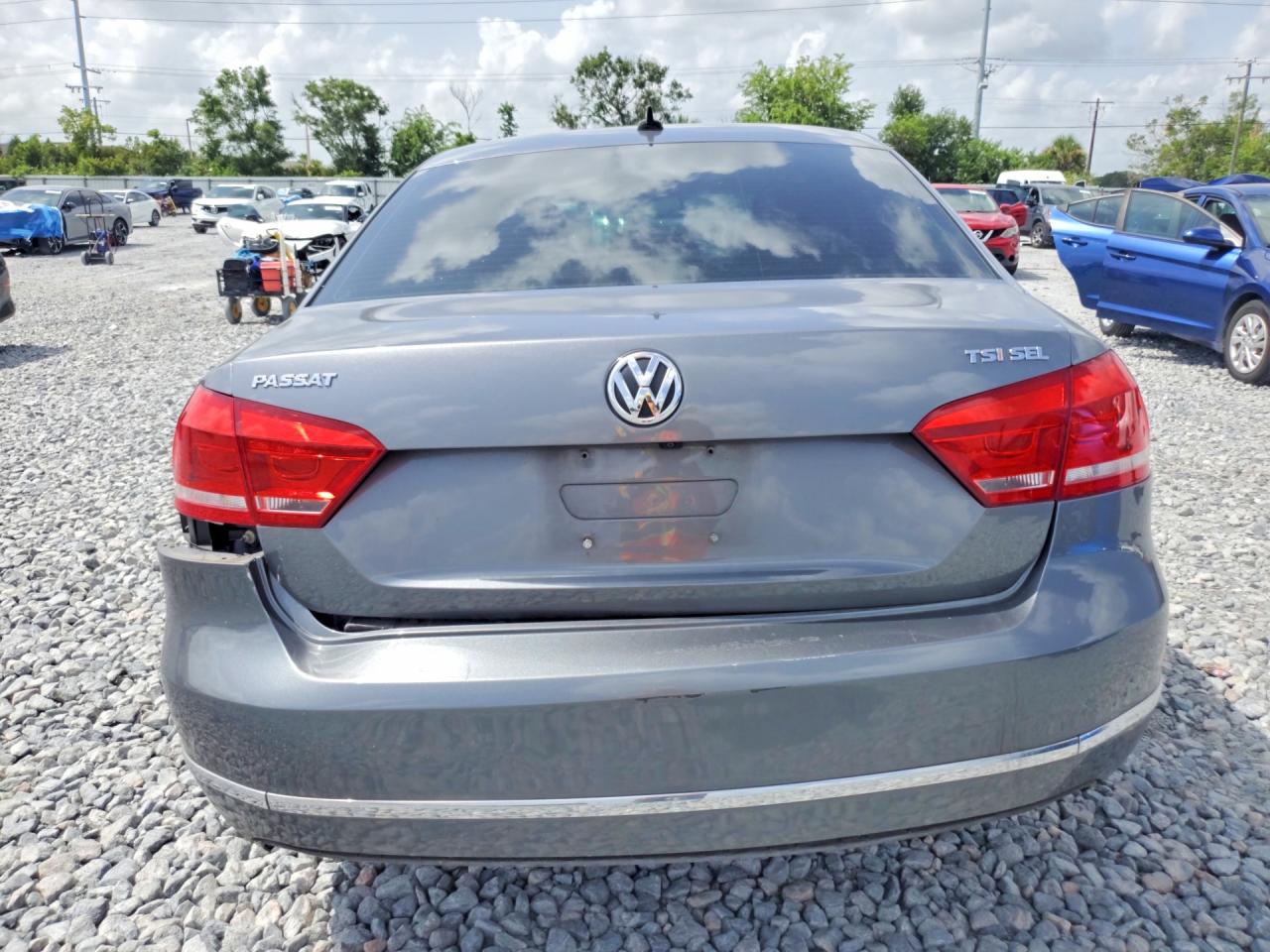 2014 Volkswagen Passat Sel Серый vin: 1VWCS7A33EC072421