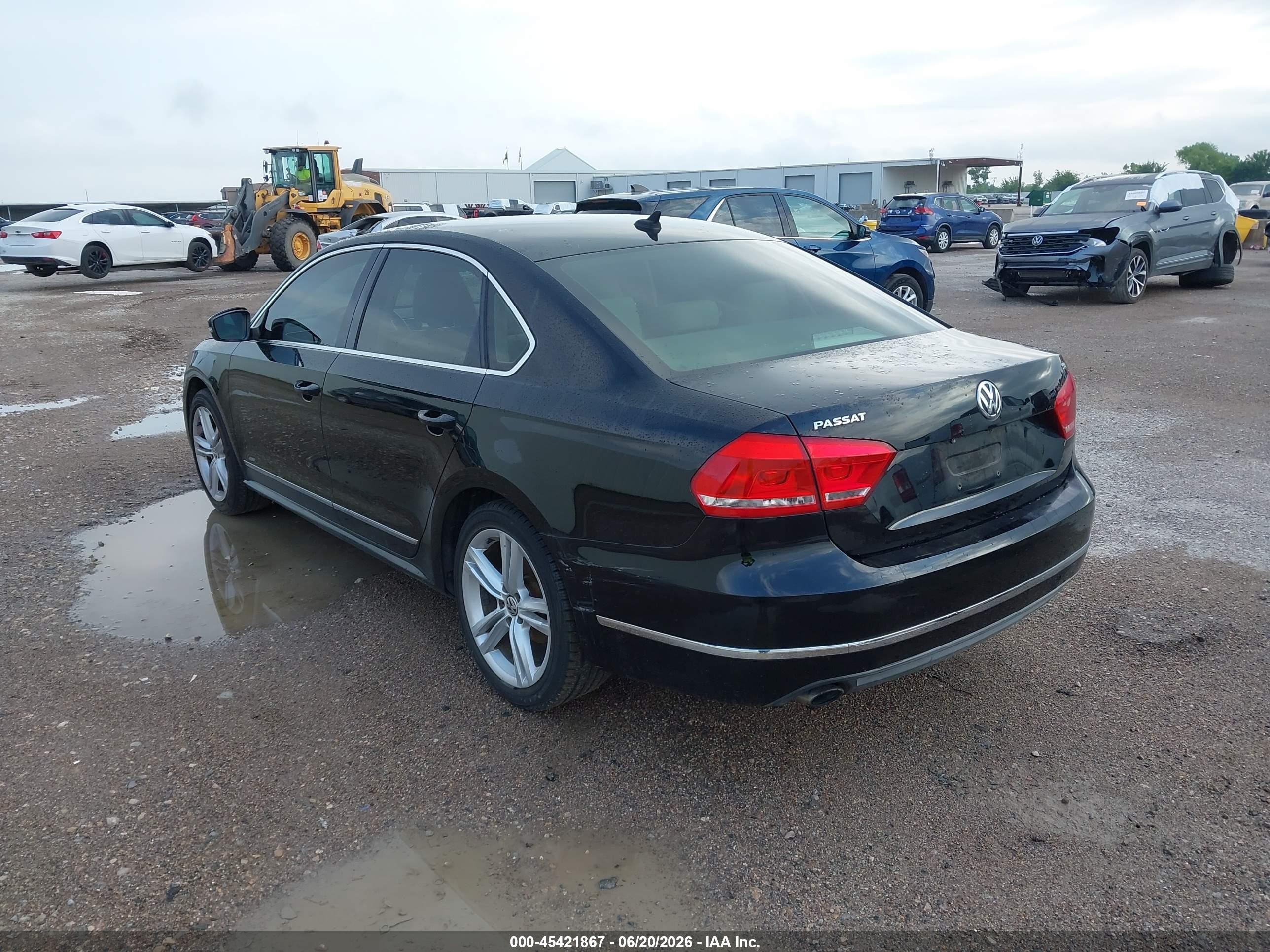 2014 Volkswagen Passat 1.8t Sel Premium Black vin: 1VWCS7A34EC001194